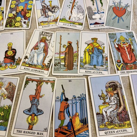 Original size tarot cards deck 3"x 5" 78 Cards Radiant Wise Spirit Tarot Pouch - Picture 15 of 16